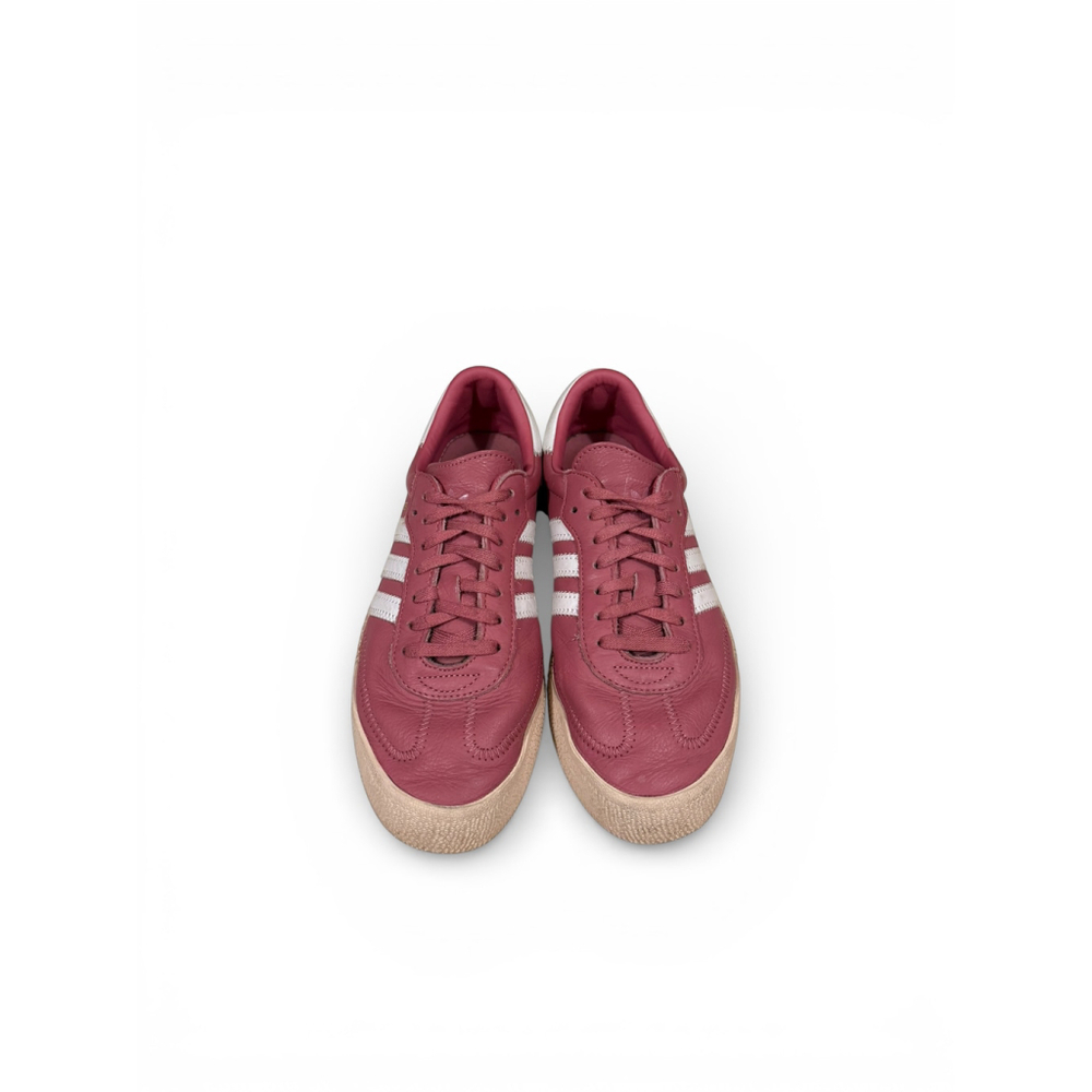 adidas Originals Womens Sambarose Trace Maroon/Cloud White/Linen) Sz 7.5 - Picture 6 of 9
